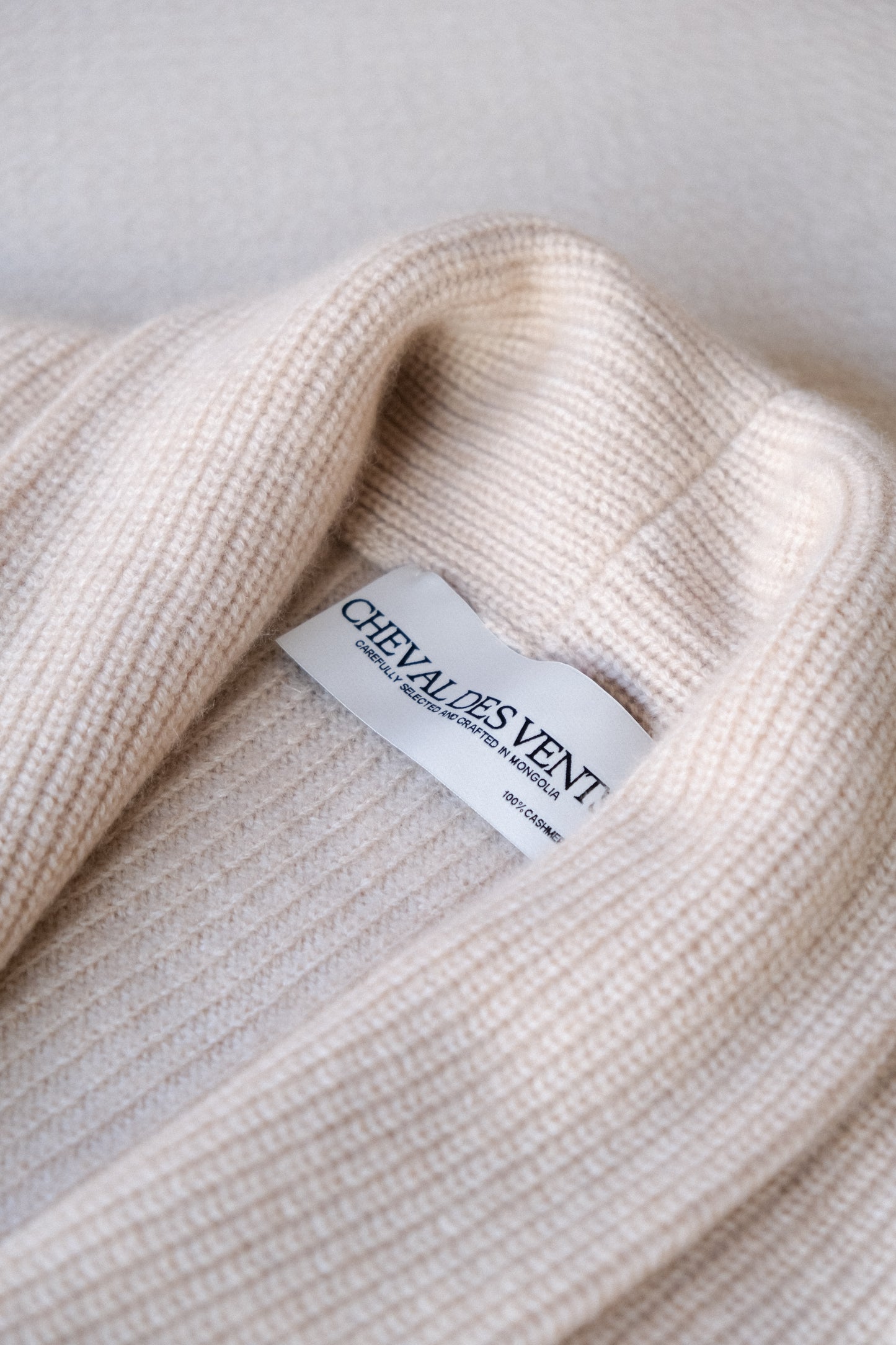 Ribbed Pure Cashmere Cardigan with Details